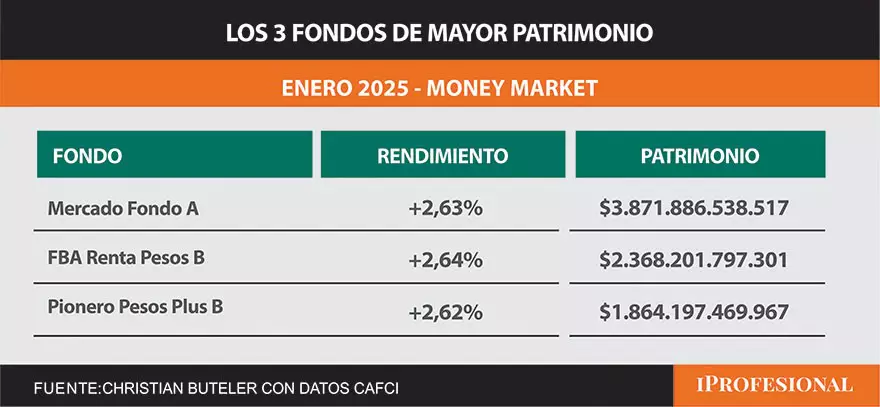 Los FCi de mayor patrimonio.